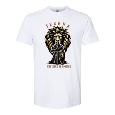 Yeshua The King Is Coming Jesus Christ Christian Verse Bible Softstyle® CVC T-Shirt