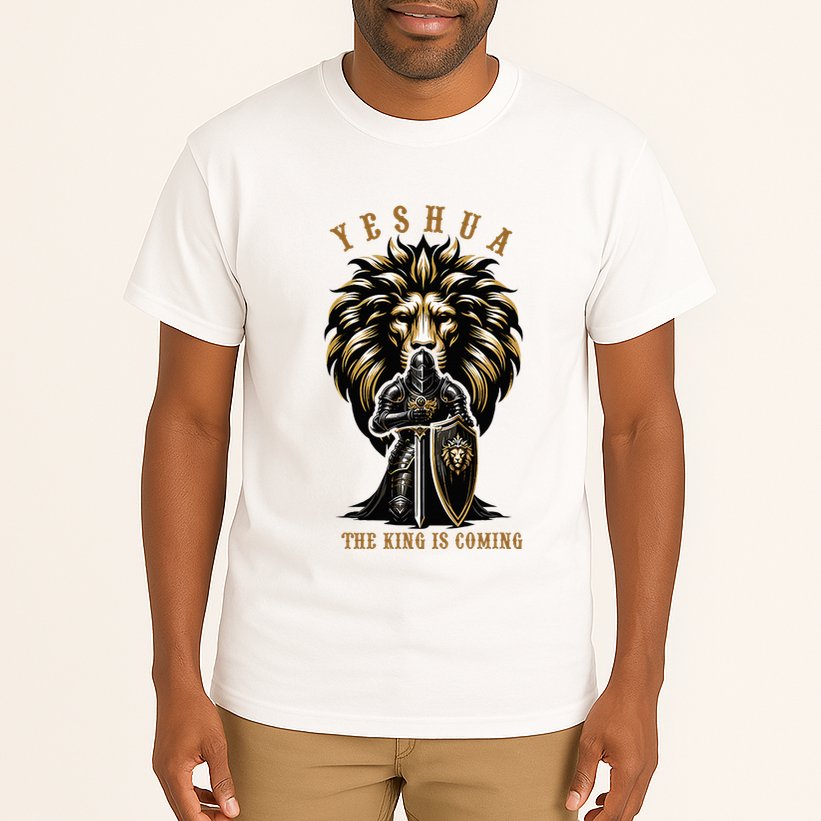Yeshua The King Is Coming Jesus Christ Christian Verse Bible Tall T-Shirt