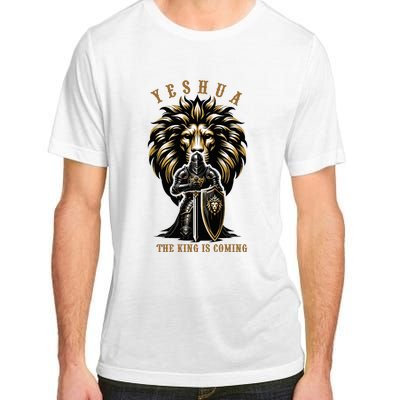 Yeshua The King Is Coming Jesus Christ Christian Verse Bible Adult ChromaSoft Performance T-Shirt