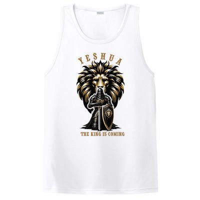 Yeshua The King Is Coming Jesus Christ Christian Verse Bible PosiCharge Competitor Tank