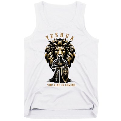 Yeshua The King Is Coming Jesus Christ Christian Verse Bible Tank Top