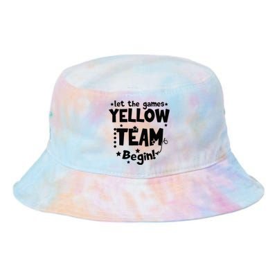 Yellow Team Let The Games Begin Field Trip Day Tie Dye Newport Bucket Hat