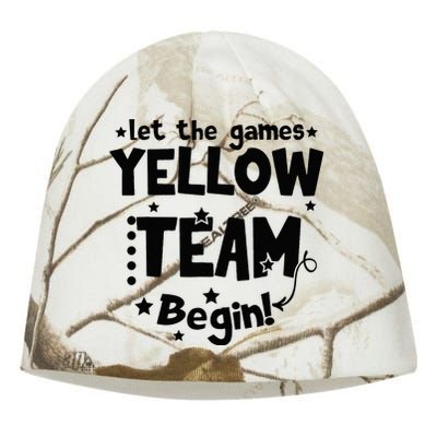 Yellow Team Let The Games Begin Field Trip Day Kati - Camo Knit Beanie