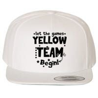 Yellow Team Let The Games Begin Field Trip Day Wool Snapback Cap