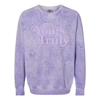 Yours Truly Lady Whistledown Colorblast Crewneck Sweatshirt