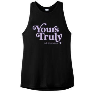 Yours Truly Lady Whistledown Ladies PosiCharge Tri-Blend Wicking Tank