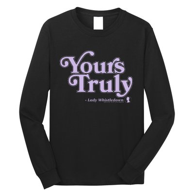 Yours Truly Lady Whistledown Long Sleeve Shirt