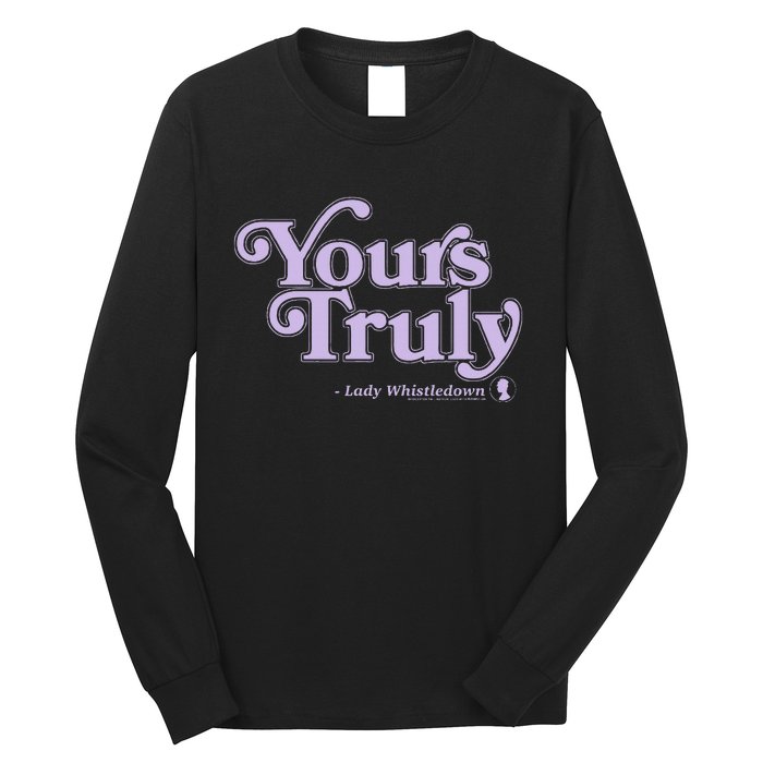 Yours Truly Lady Whistledown Long Sleeve Shirt