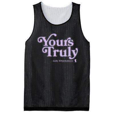 Yours Truly Lady Whistledown Mesh Reversible Basketball Jersey Tank