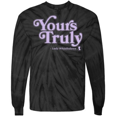 Yours Truly Lady Whistledown Tie-Dye Long Sleeve Shirt