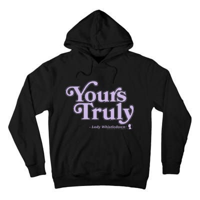 Yours Truly Lady Whistledown Tall Hoodie