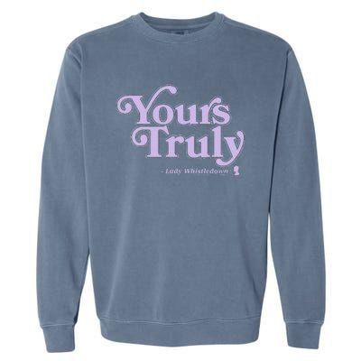 Yours Truly Lady Whistledown Garment-Dyed Sweatshirt