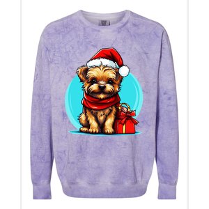 Yorkshire Terrier Lovers Christmas Cute Yorkshire Terrier Cute Gift Colorblast Crewneck Sweatshirt