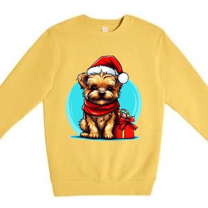 Yorkshire Terrier Lovers Christmas Cute Yorkshire Terrier Cute Gift Premium Crewneck Sweatshirt