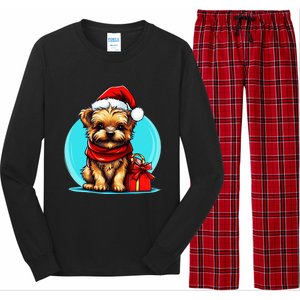 Yorkshire Terrier Lovers Christmas Cute Yorkshire Terrier Cute Gift Long Sleeve Pajama Set