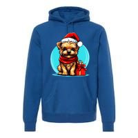 Yorkshire Terrier Lovers Christmas Cute Yorkshire Terrier Cute Gift Premium Hoodie