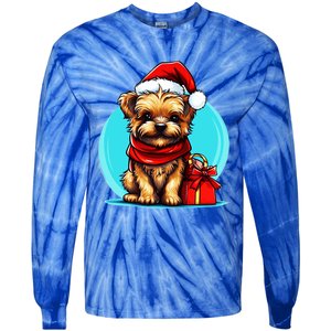 Yorkshire Terrier Lovers Christmas Cute Yorkshire Terrier Cute Gift Tie-Dye Long Sleeve Shirt