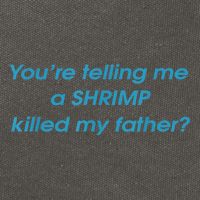 You’Re Telling Me A Shrimp Killed My Father Cotton Canvas Backpack