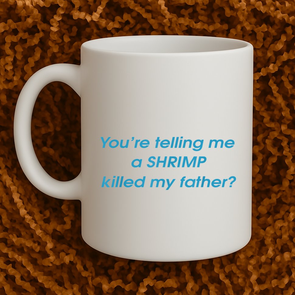 You’Re Telling Me A Shrimp Killed My Father Mug