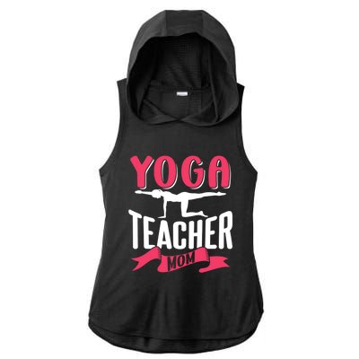 Yoga Teacher Mom Mother Hobby Mommy Mama Mothers Day Gift Ladies PosiCharge Tri-Blend Wicking Draft Hoodie Tank