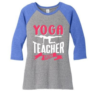 Yoga Teacher Mom Mother Hobby Mommy Mama Mothers Day Gift Women's Tri-Blend 3/4-Sleeve Raglan Shirt