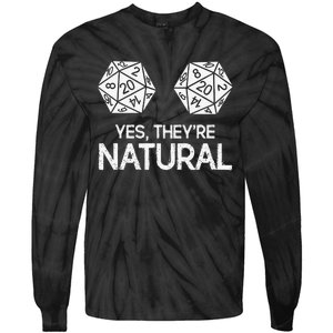 Yes, they're Natural 20 d20 dice funny RPG gamer Tie-Dye Long Sleeve Shirt