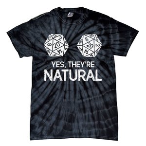 Yes, they're Natural 20 d20 dice funny RPG gamer Tie-Dye T-Shirt