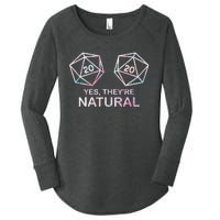 Yes TheyRe Natural 20 D20 Dice Funny Rpg Gamer & Women Women's Perfect Tri Tunic Long Sleeve Shirt