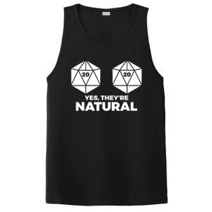 Yes Theyre Natural Dragon Geek Dice Short Sleeve Funny Gift PosiCharge Competitor Tank