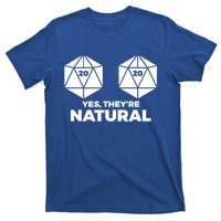 Yes Theyre Natural Dragon Geek Dice Short Sleeve Funny Gift T-Shirt