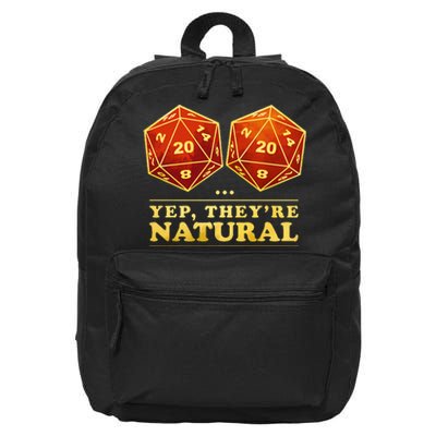 Yes TheyRe Natural D20 16 in Basic Backpack