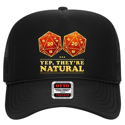 Yes TheyRe Natural D20 Trucker Hat