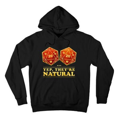 Yes TheyRe Natural D20 Tall Hoodie