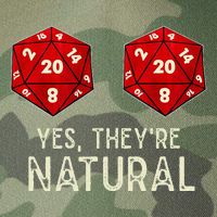 Yes They're Natural D20 Dice Funny Legacy Tie Dye Trucker Hat