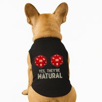 Yes They're Natural D20 Dice Funny Doggie Tank