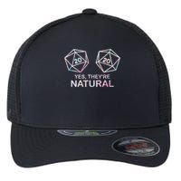 Yes, They're Natural 20 D20 Dice Funny Rpg Gamer Flexfit Unipanel Trucker Cap