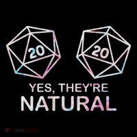 Yes, They're Natural 20 D20 Dice Funny Rpg Gamer Impact Tech Backpack