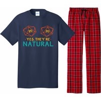 Yes TheyRe Natural 20 D20 Dice Funny Rpg Gamer Pajama Set