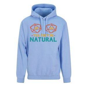 Yes TheyRe Natural 20 D20 Dice Funny Rpg Gamer Unisex Surf Hoodie