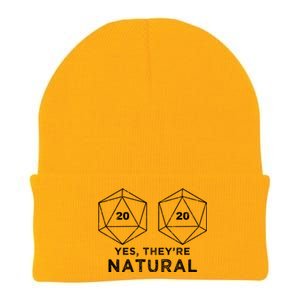 Yes They're Natural Knit Cap Winter Beanie