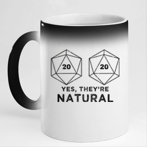 Yes They're Natural 11oz Black Color Changing Mug