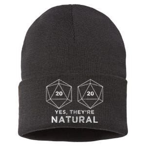 Yes They're Natural Sustainable Knit Beanie