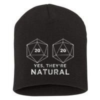 Yes They're Natural Short Acrylic Beanie