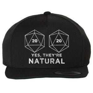 Yes They're Natural Wool Snapback Cap