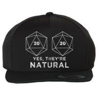 Yes They're Natural Wool Snapback Cap