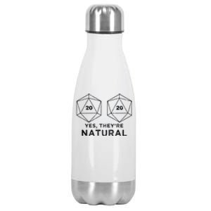 Yes They're Natural Stainless Steel Insulated Water Bottle