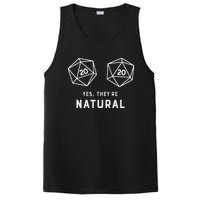 Yes they're Natural 20 d20 dice funny RPG gamer PosiCharge Competitor Tank