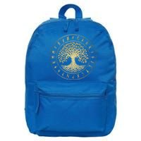 Yggdrasil Tree Of Life Viking Runes Gift 16 in Basic Backpack