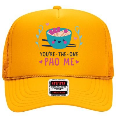 You're The One Pho Me High Crown Mesh Back Trucker Hat