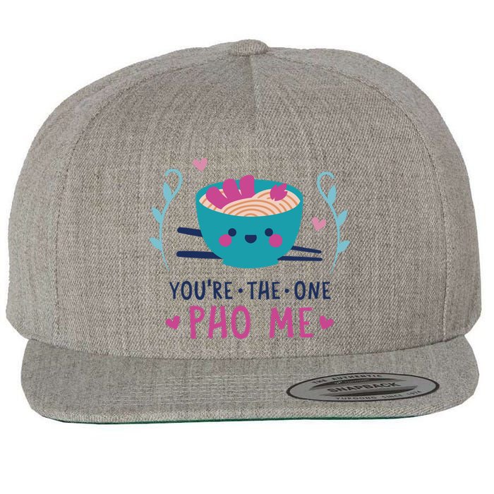 You're The One Pho Me Wool Snapback Cap